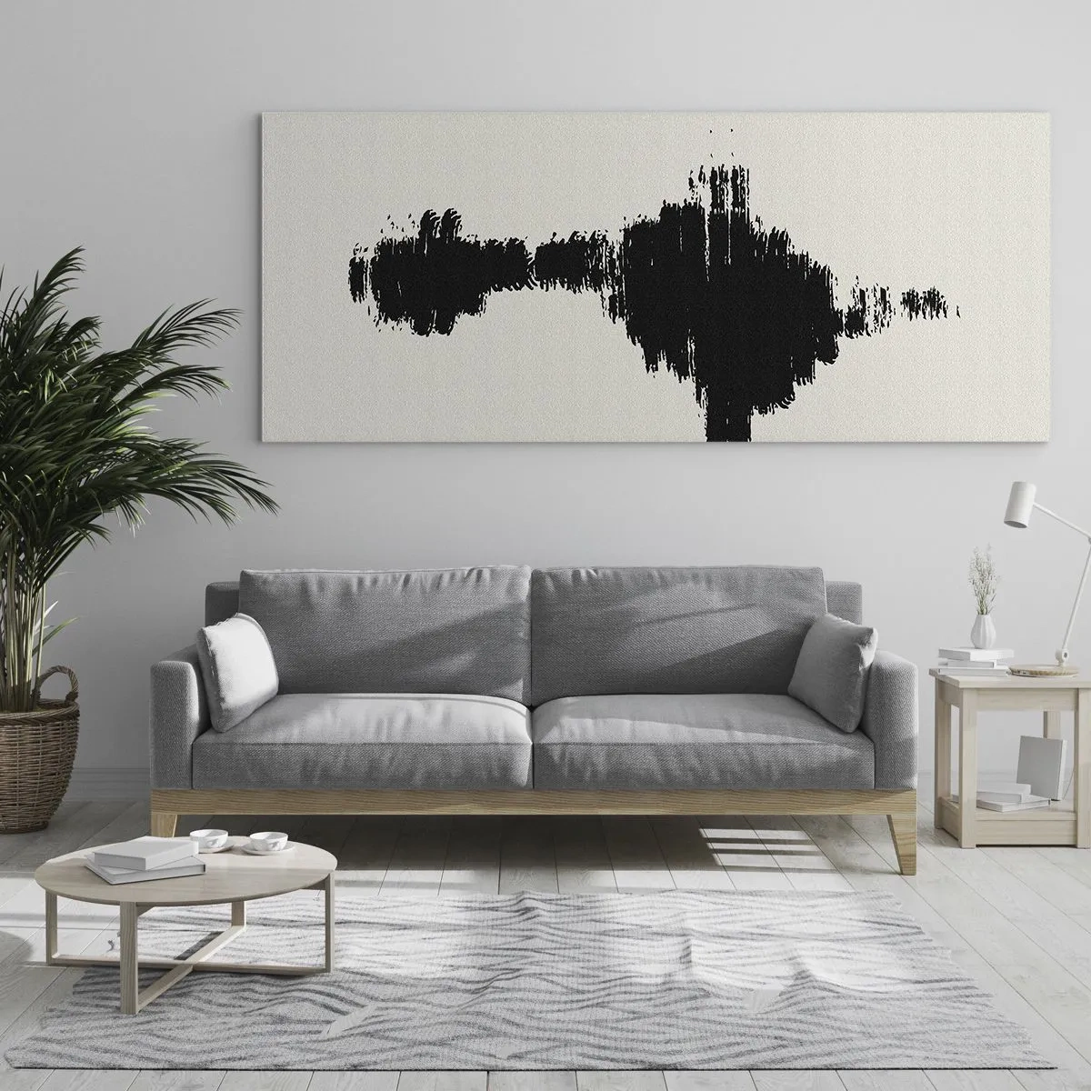 Cuadro sobre vidrio - Impresiones sobre Vidrio - Vibraciones de la imaginación - 90x30 cm