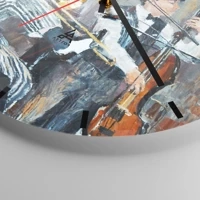 Esfera sin numeración, con rayas