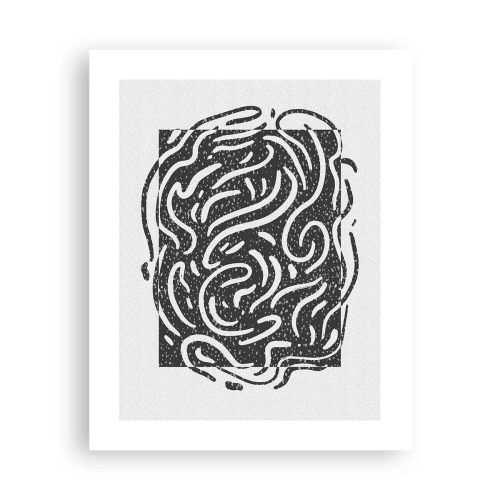 Póster - Abstracción: una danza de alegría - 40x50 cm