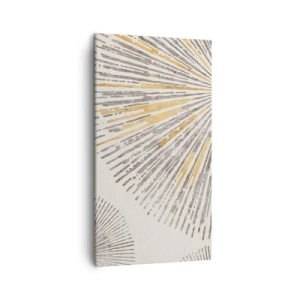 Cuadro sobre lienzo - Impresión de Imagen - Belleza lineal - 45x80 cm