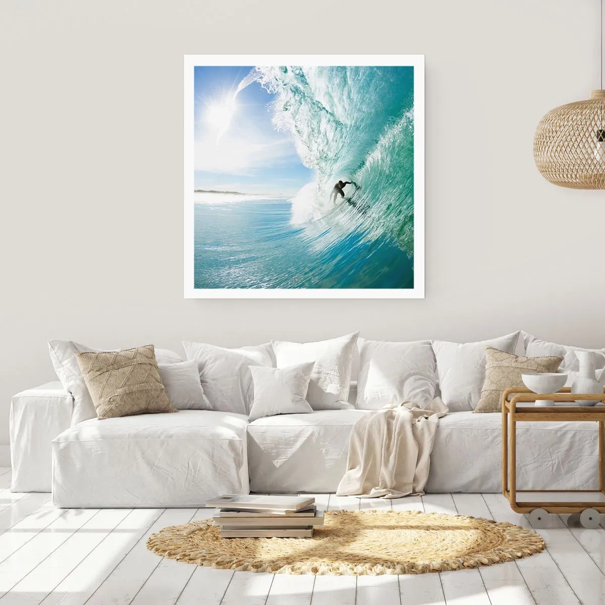 Póster - Siempre en la ola - 60x60 cm