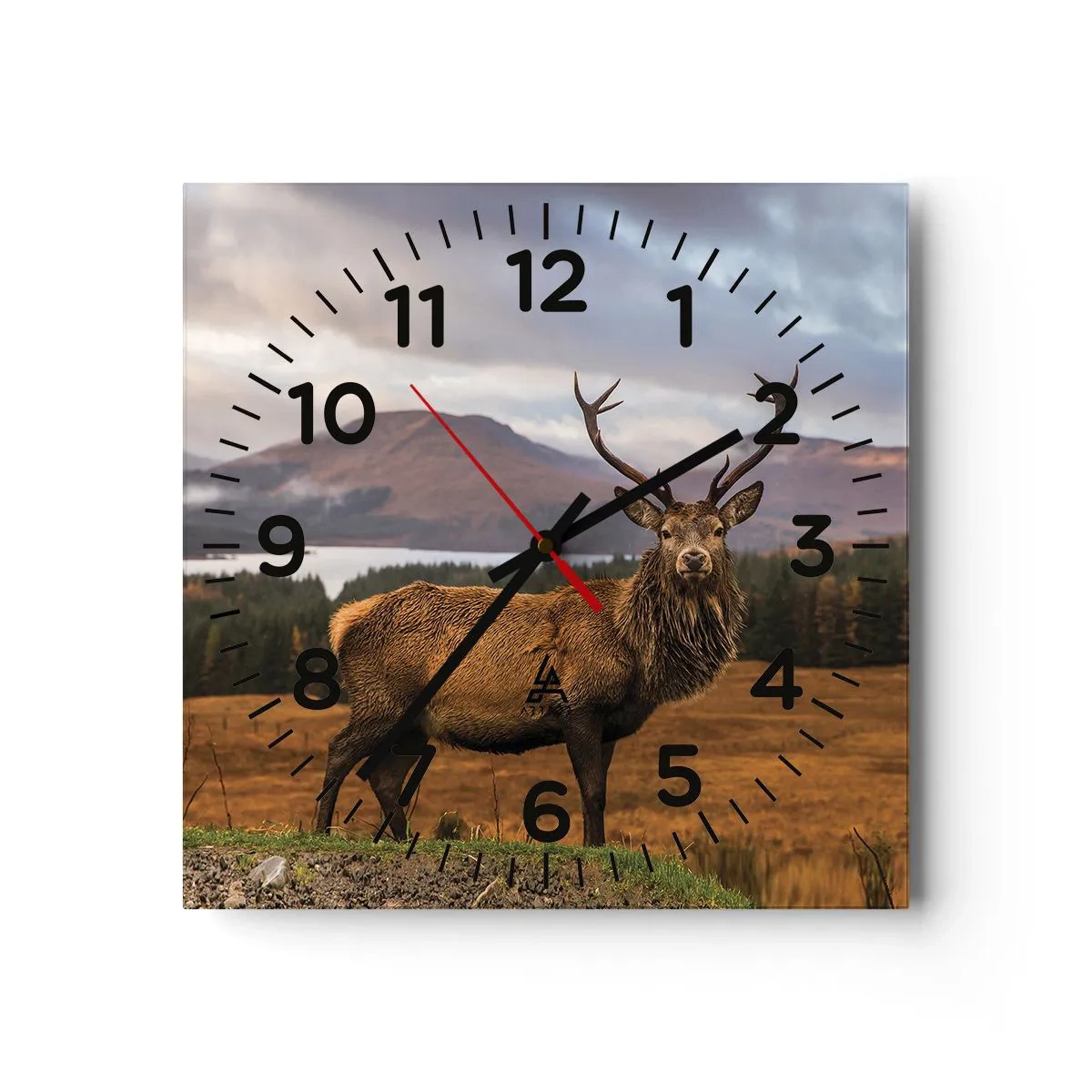 Reloj de pared - Reloj de vidrio - La majestuosidad de la naturaleza - 40x40 cm