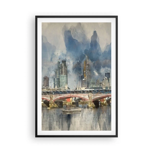 Póster en marco negro - Londres en todo su esplendor - 61x91 cm