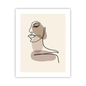 Póster - Escucharse a sí misma - 40x50 cm