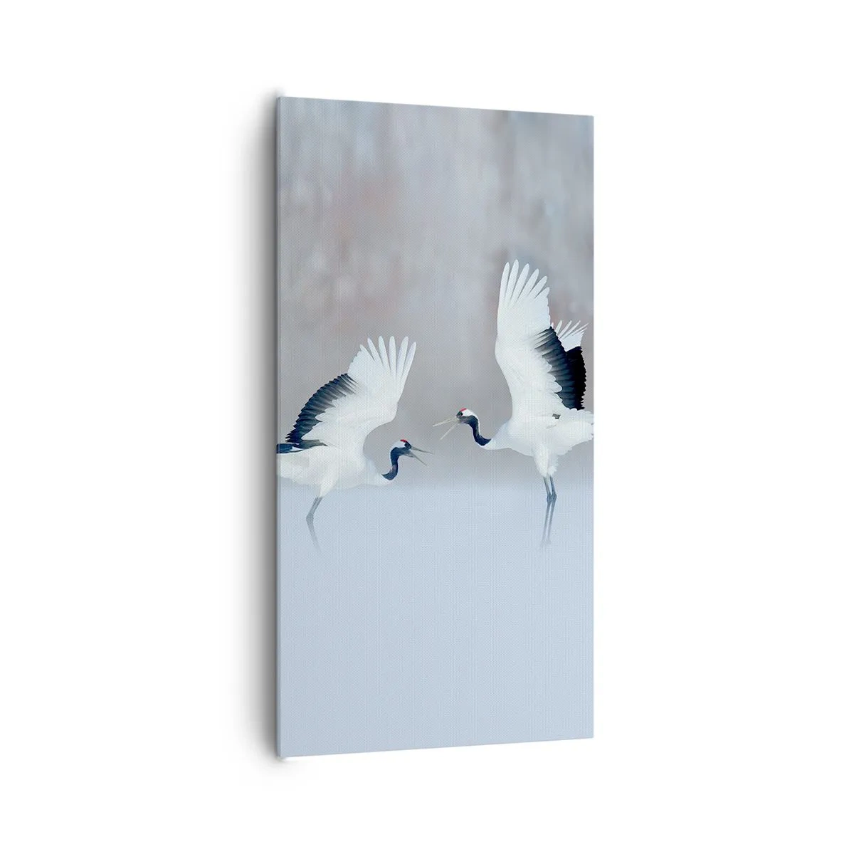 Cuadro sobre lienzo - Impresión de Imagen - Danza en la niebla - 65x120 cm