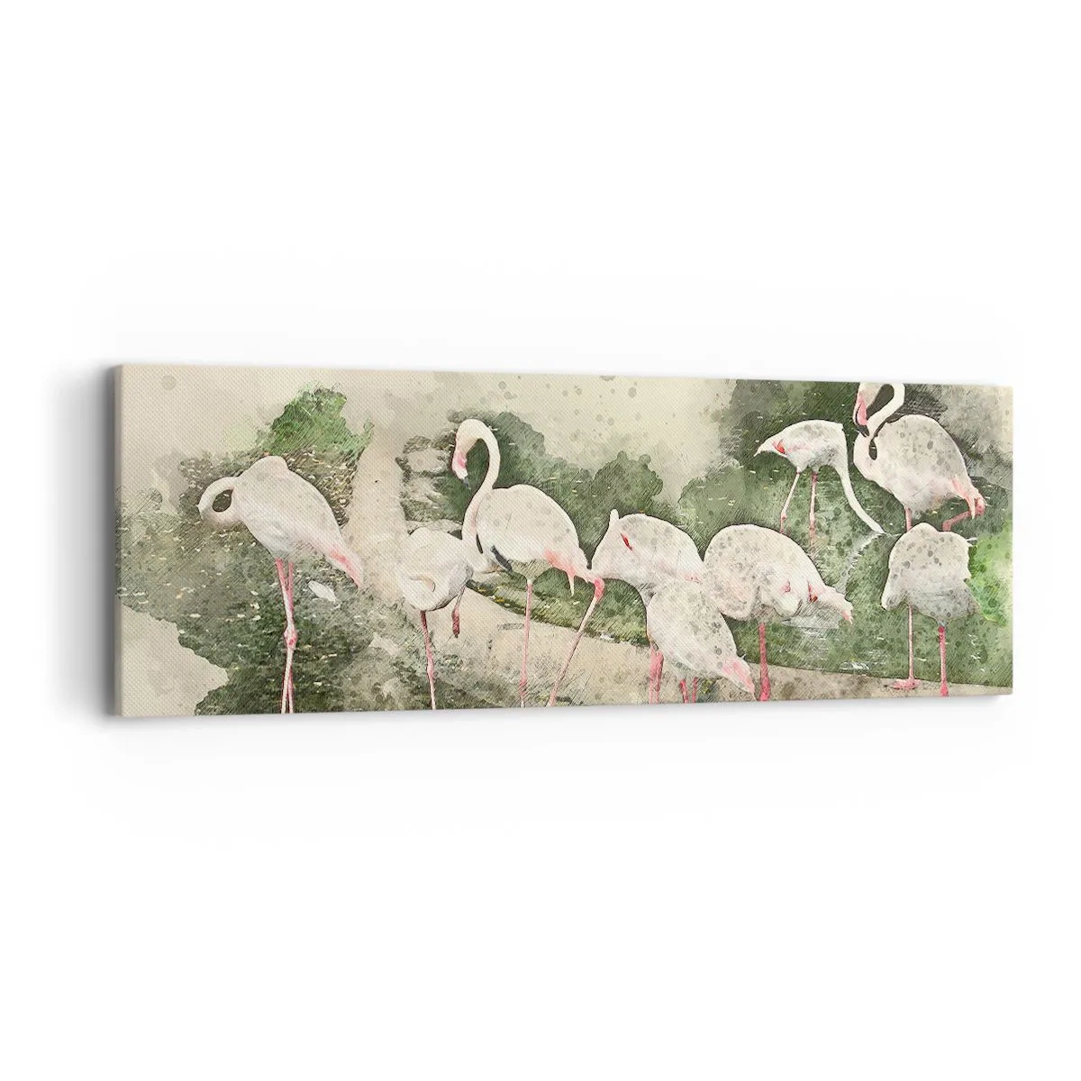 Cuadro sobre lienzo - Impresión de Imagen - Un sueño exótico - 90x30 cm