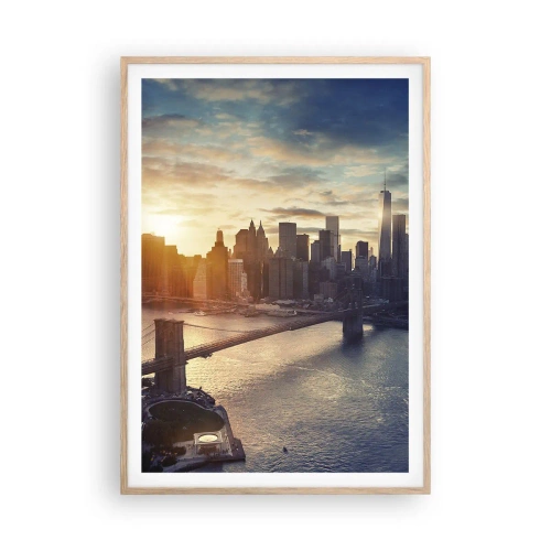 Póster en marco roble claro - Un monumento a la cultura occidental - 70x100 cm