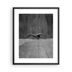 Póster en marco negro - Simetría encontrada - 40x50 cm