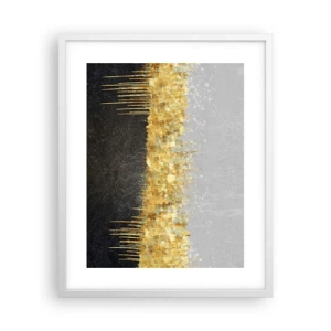 Póster en marco blanco - Hacia arriba y hacia abajo - 40x50 cm