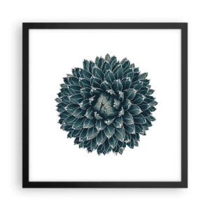 Póster en marco negro - Estrella del desierto - 40x40 cm
