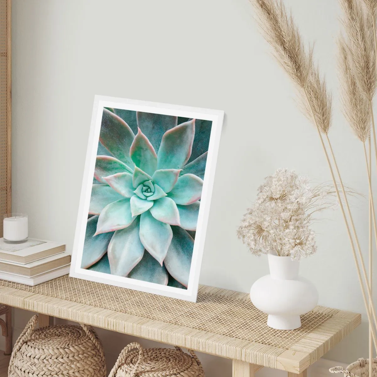 Póster en marco blanco - El corazón del desierto - 30x40 cm