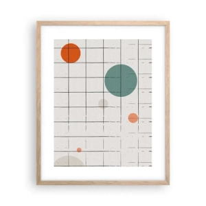 Póster en marco roble claro - Atrapados. ¿Nosotros o ellos? - 40x50 cm