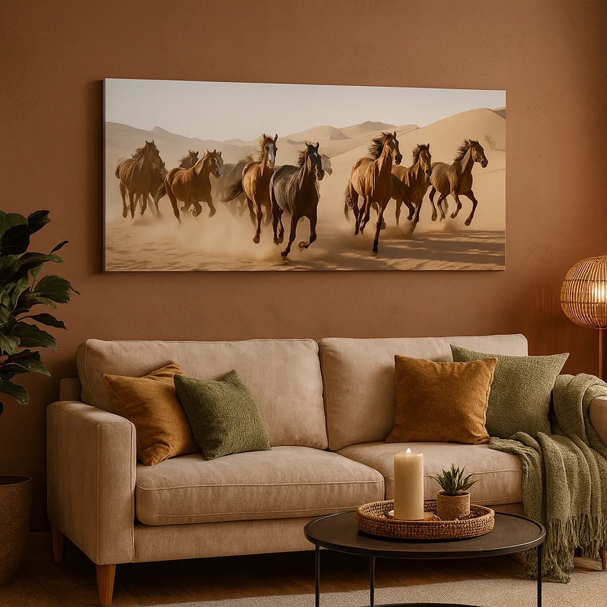 Cuadro sobre lienzo - Impresión de Imagen - Libre como el viento - 30x30 cm