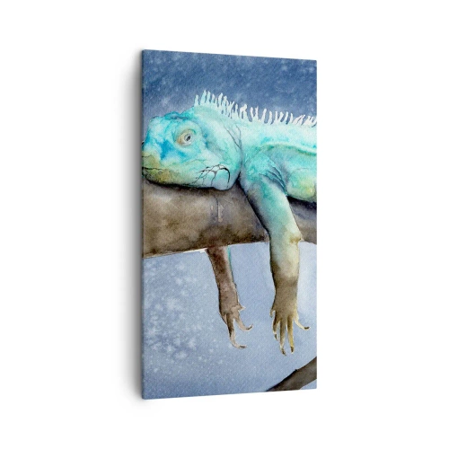 Cuadro sobre lienzo - Impresión de Imagen - Me siento bien, ¿y tú? - 45x80 cm