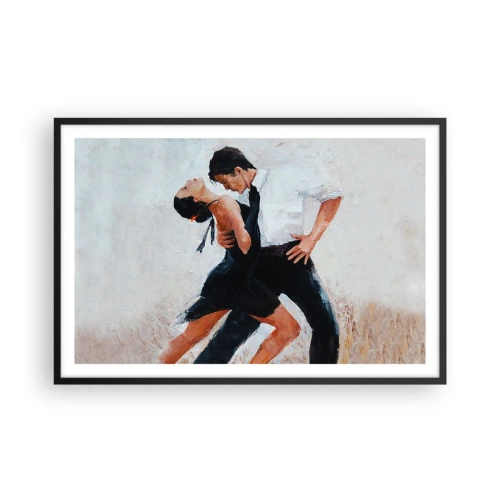 Póster en marco negro - El tango de mis sueños - 91x61 cm