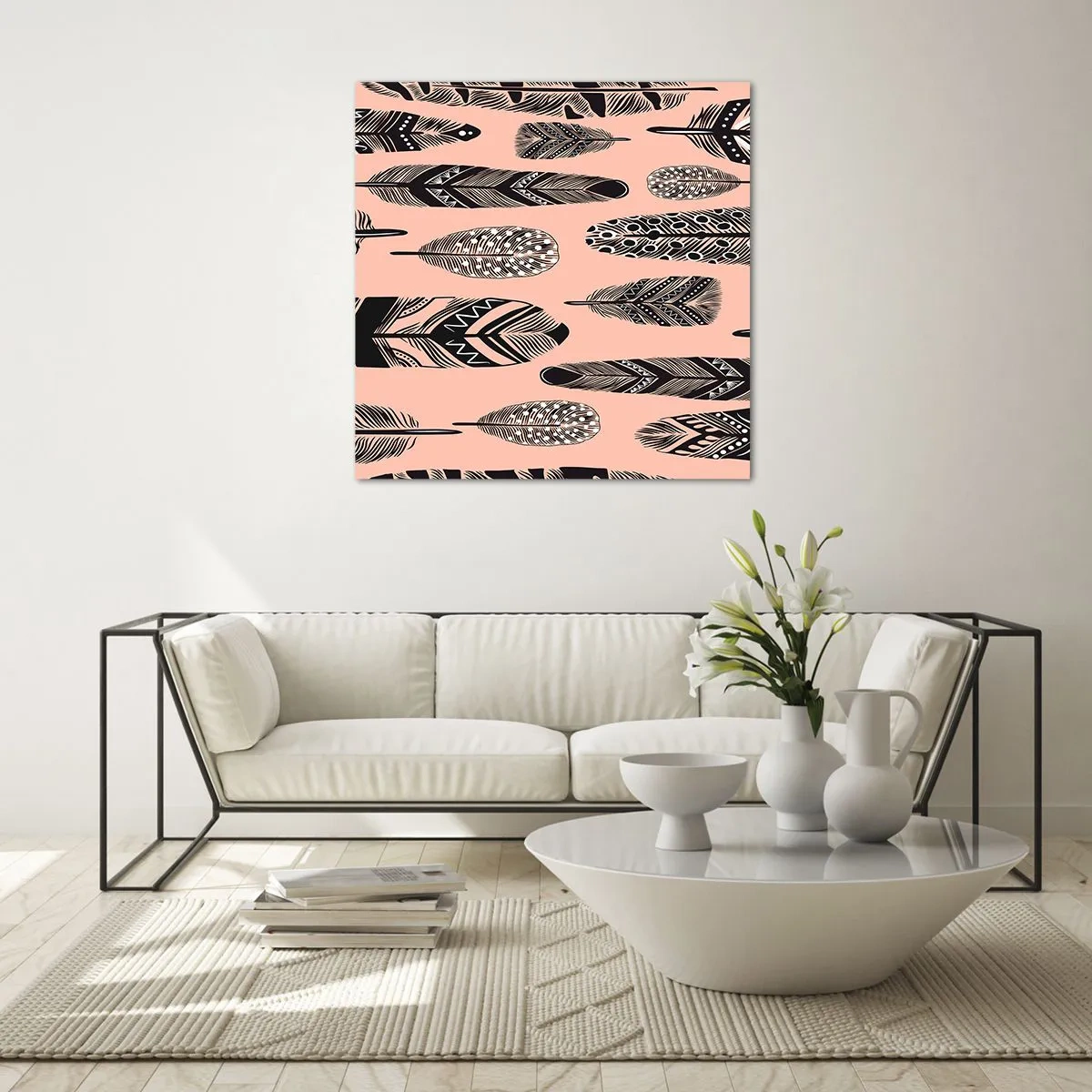 Cuadro sobre vidrio - Impresiones sobre Vidrio - Una colección india - 30x30 cm