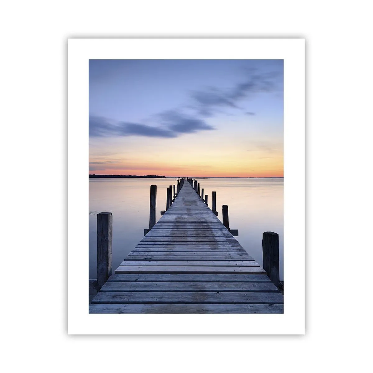 Póster - La calma de un crepúsculo sereno - 40x50 cm