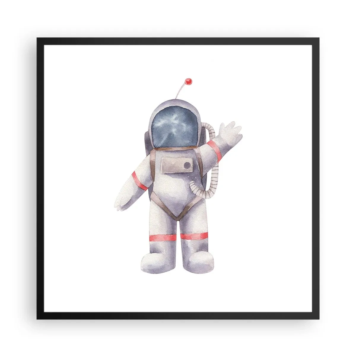 Póster en marco negro - Esto es todo por ahora - 60x60 cm