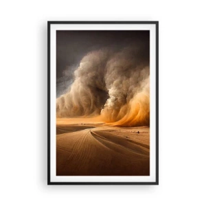 Póster en marco negro - Ira del desierto - 61x91 cm