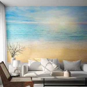 Fotomural Autadhesivo Deluxe Sticker - Gran cielo azul - Mar, Vista, Playa - 100x70 cm