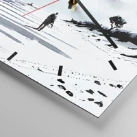 Esfera sin numeración, con rayas