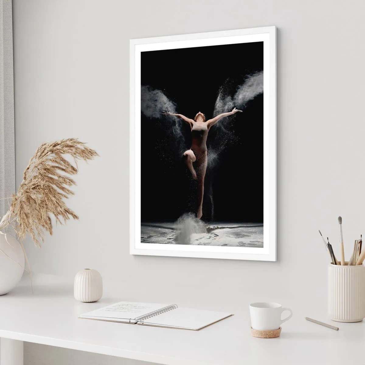 Póster en marco blanco - Los duendes existen - 61x91 cm