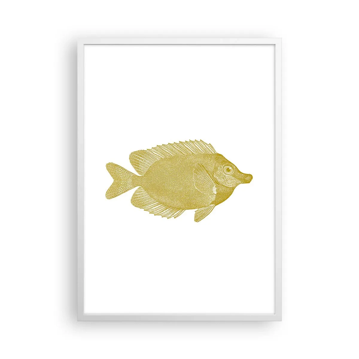 Póster en marco blanco - No recuerdo quién eras - 50x70 cm