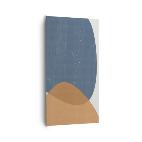 Cuadro sobre lienzo - Impresión de Imagen - Óvalos e influencias - 65x120 cm