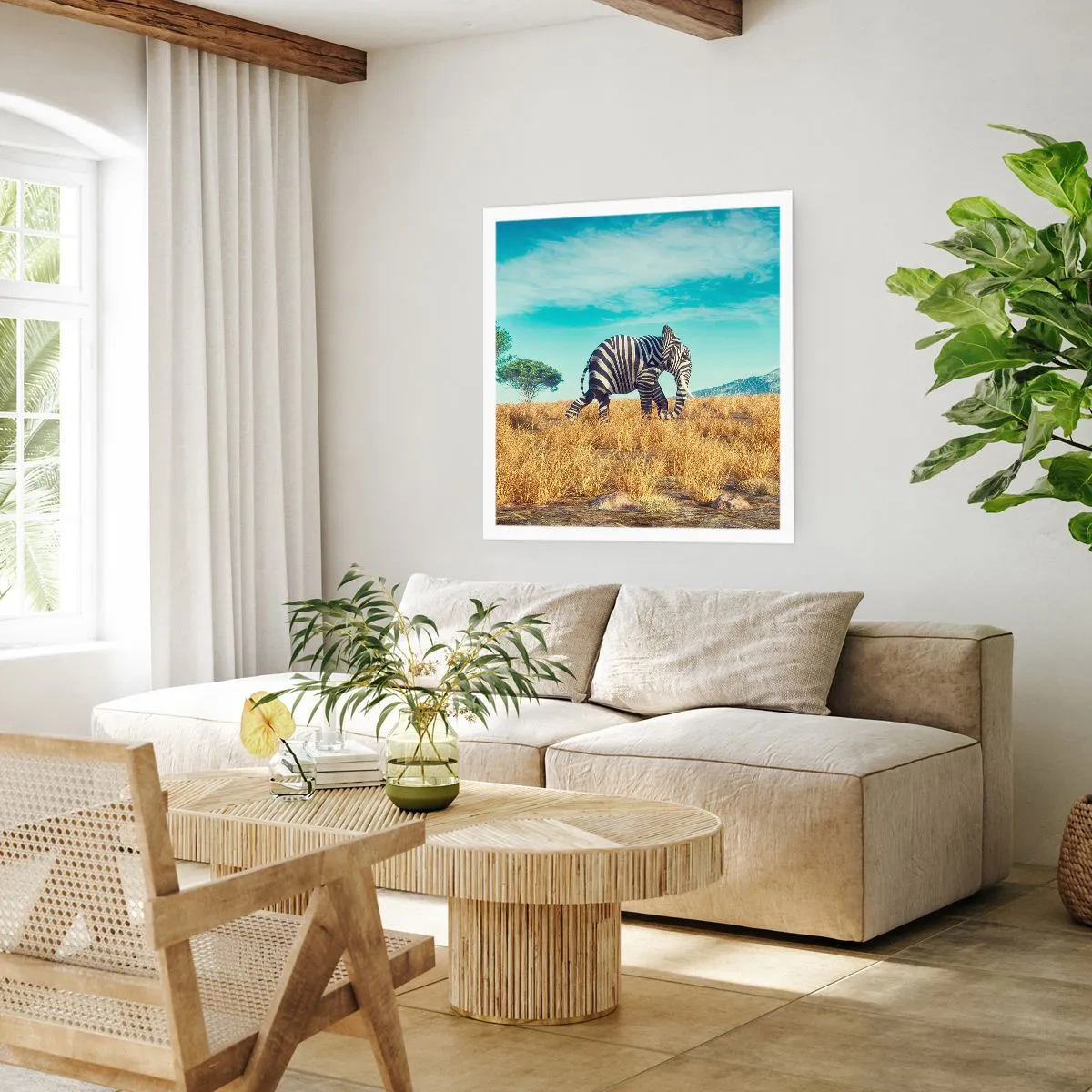 Póster - El gris ya no está de moda - 30x30 cm