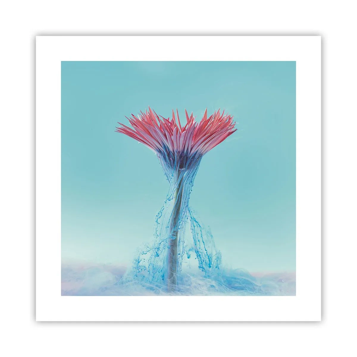 Póster - En un abrazo vigorizante - 40x40 cm