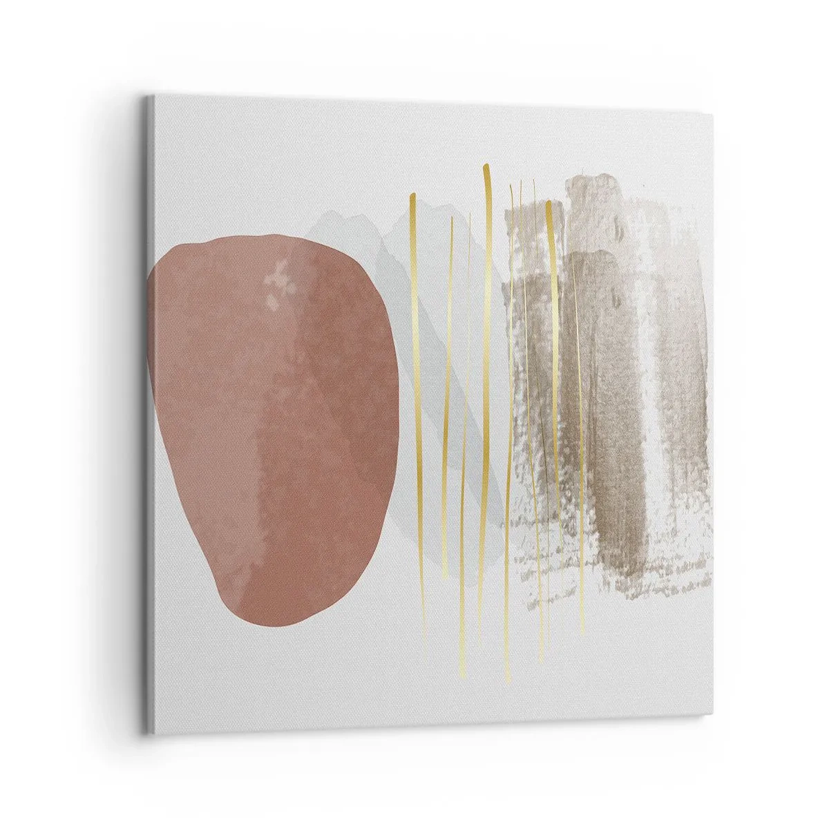 Cuadro sobre lienzo - Impresión de Imagen - Una columnata abstracta - 60x60 cm