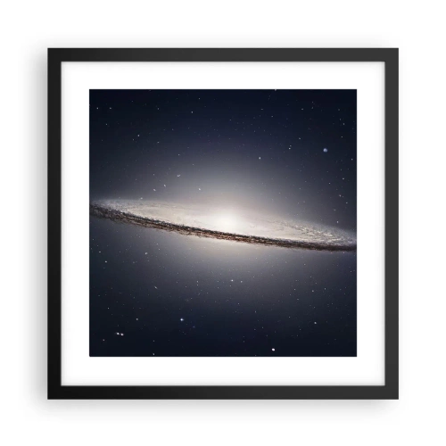 Póster en marco negro - Érase una vez en una galaxia muy, muy lejana.... - 40x40 cm