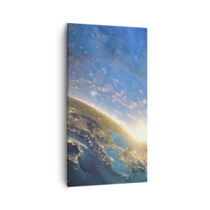 Cuadro sobre lienzo - Impresión de Imagen - Mirémonos a nosotros mismos desde la distancia - 55x100 cm