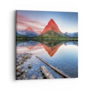 Cuadro sobre lienzo - Impresión de Imagen - Cálido y frío - 30x30 cm