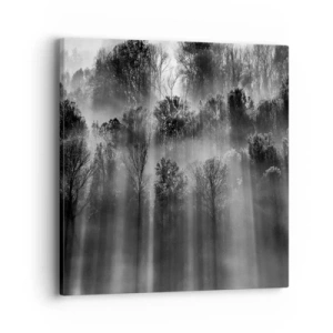 Cuadro sobre lienzo - Impresión de Imagen - En los flujos de luz - 40x40 cm