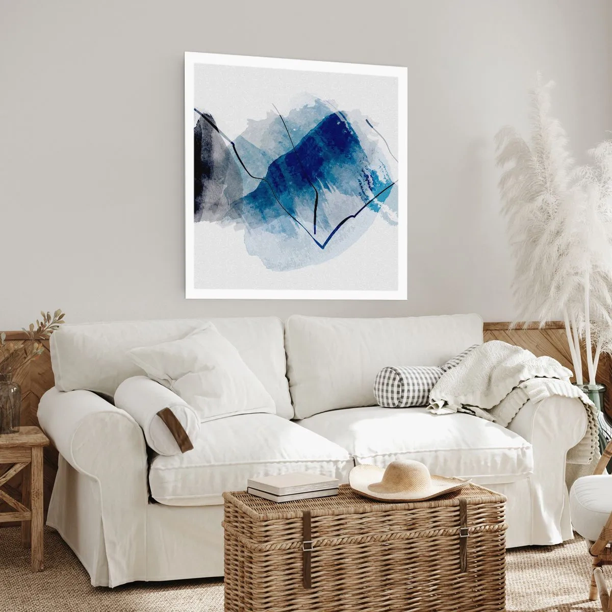 Póster - Montaña helada - 60x60 cm