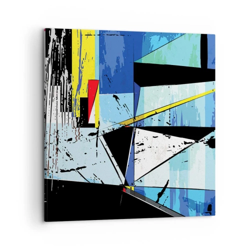 Cuadro sobre lienzo - Impresión de Imagen - Mirando el mundo desde un ángulo distinto - 60x60 cm
