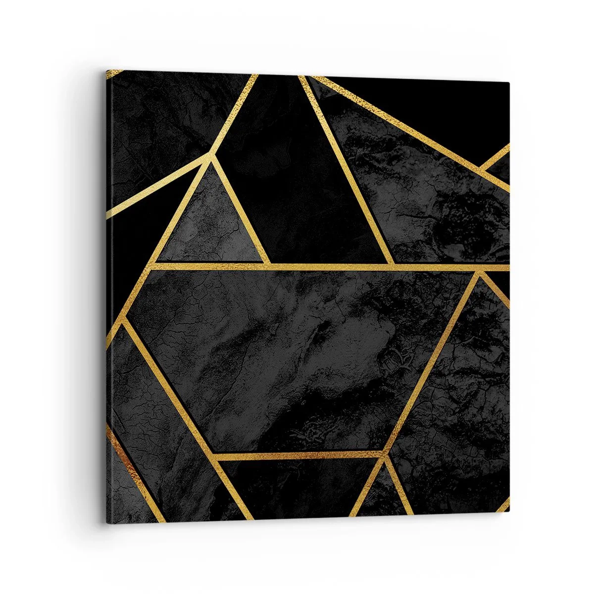 Cuadro sobre lienzo - Impresión de Imagen - Oscuridad y brillo - 70x70 cm