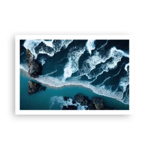 Póster - Rodeadas por las olas - 91x61 cm