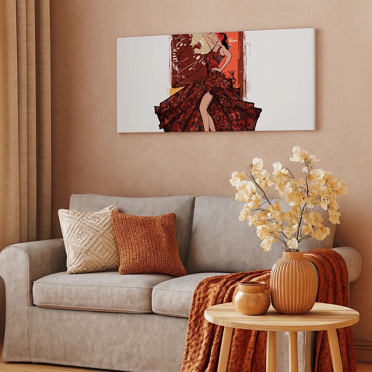 Cuadro sobre lienzo - Impresión de Imagen - El ritmo del corazón - 30x30 cm