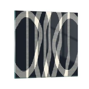 Cuadro sobre vidrio - Impresiones sobre Vidrio - Un intento de romper la oscuridad - 70x70 cm