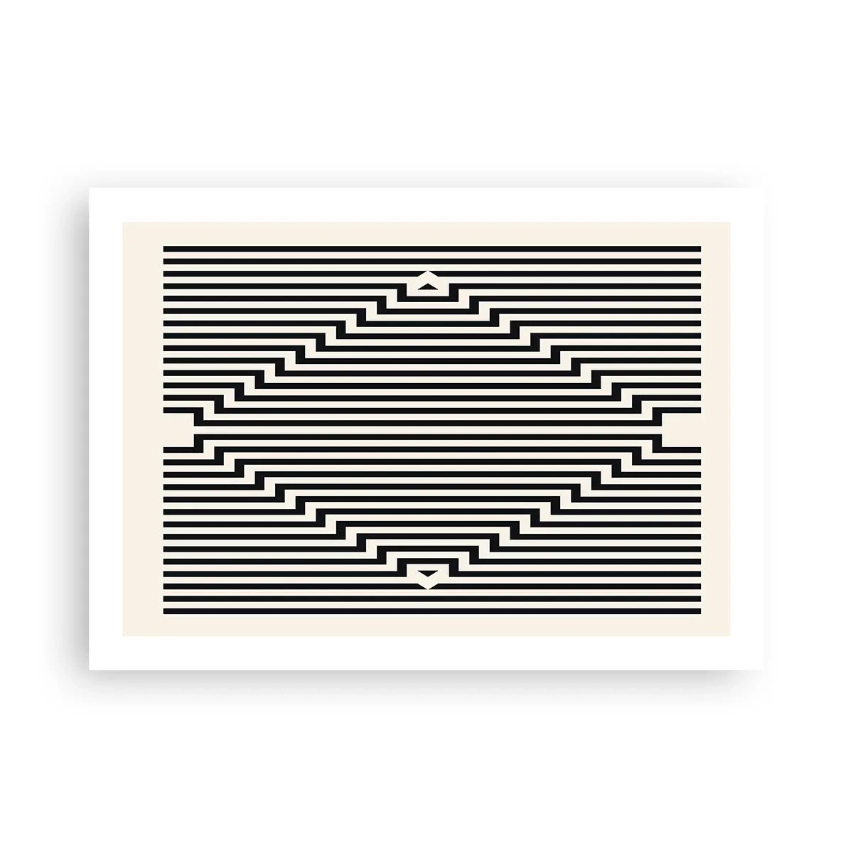 Póster - Ilusión geométrica - 70x50 cm