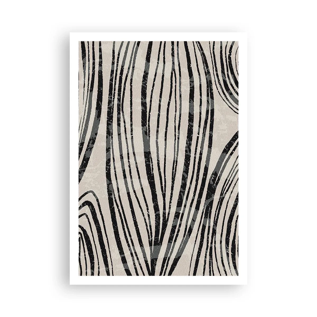 Póster - Salpicadura de líneas - 70x100 cm