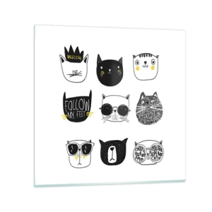 Cuadro sobre vidrio - Impresiones sobre Vidrio - Cada uno diferente - 60x60 cm