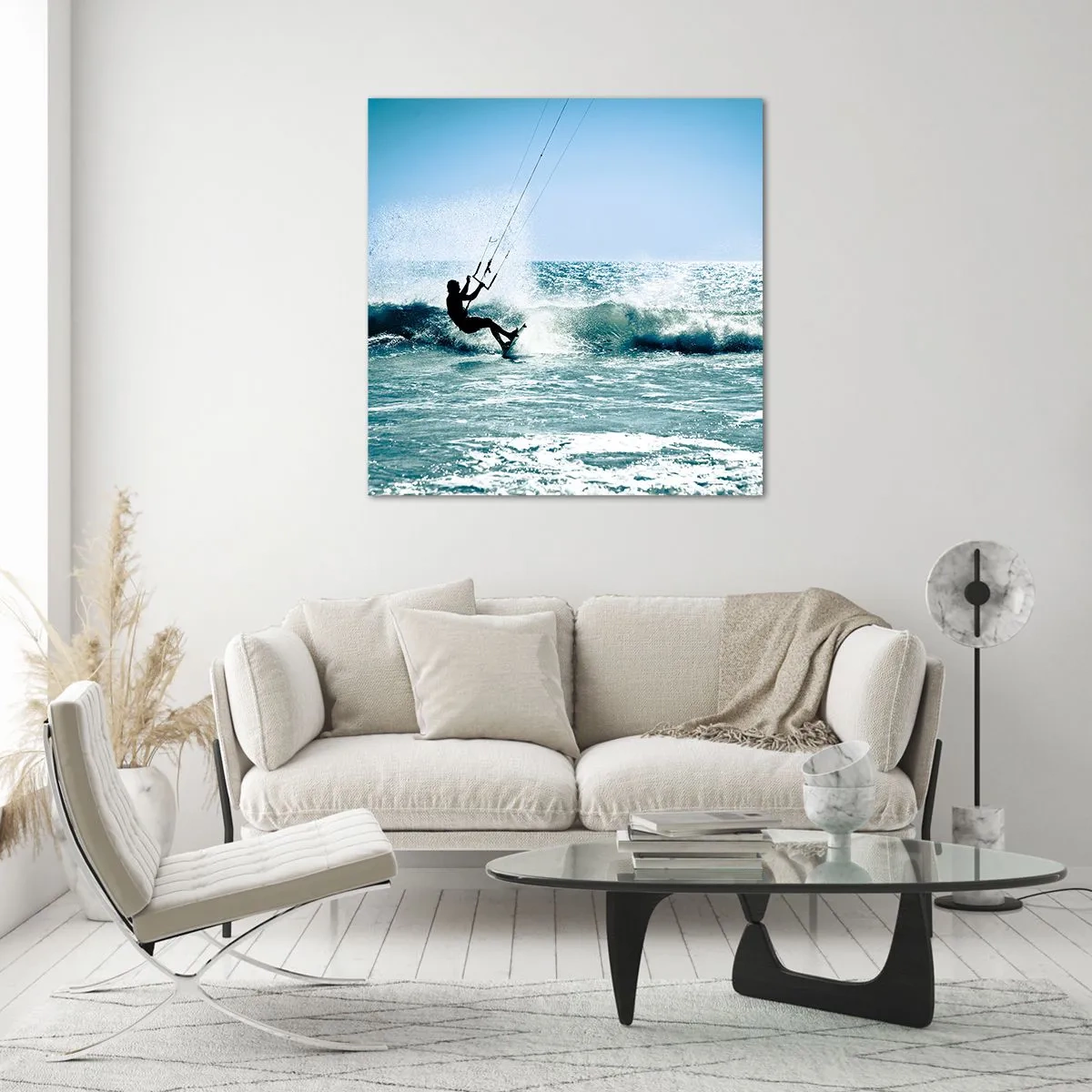 Cuadro sobre vidrio - Impresiones sobre Vidrio - Déjate llevar - 70x70 cm