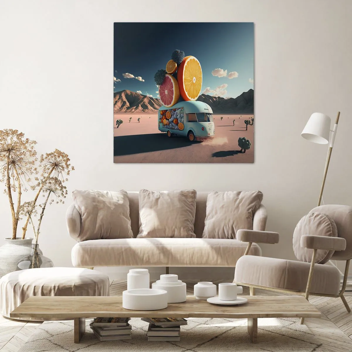 Cuadro sobre lienzo - Impresión de Imagen - Un sabor a vacaciones - 50x50 cm