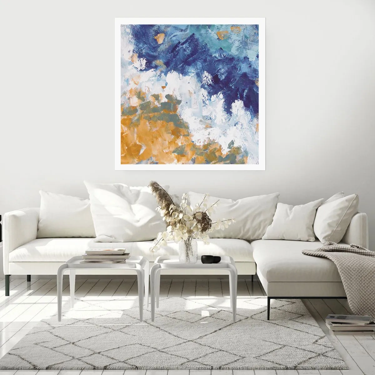 Póster - Danza de los elementos - 40x40 cm