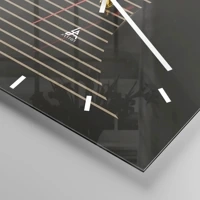 Esfera sin numeración, con rayas