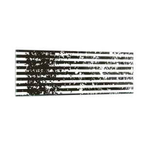 Cuadro sobre vidrio - Impresiones sobre Vidrio - Ritmo y ruido - 90x30 cm