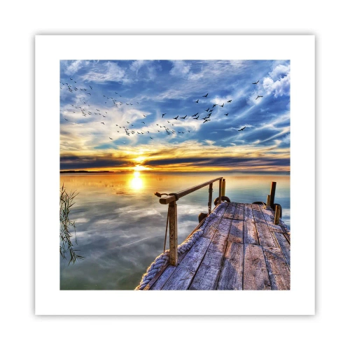 Póster - El viento se va a descansar - 40x40 cm